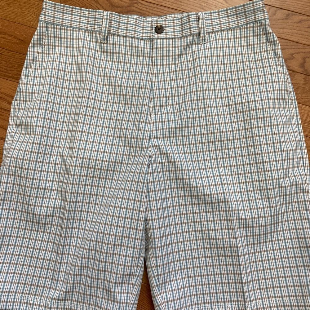 Mens Plaid Adidas Golf Shorts NWOT